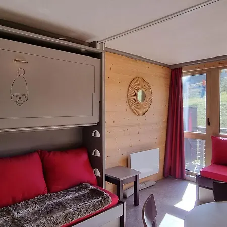 Cosy Avec Acces Direct Pistes, Vue Piste, Animaux Admis - Fr-1-181-2563 דירה *